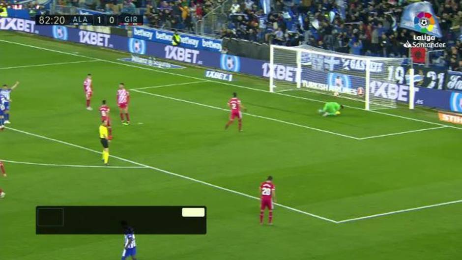 Gol de Calleri (2-0) en el Alavés 2-1 Girona