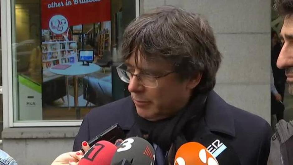 Puigdemont: "Si salgo elegido, no entraré escoltado por policías"