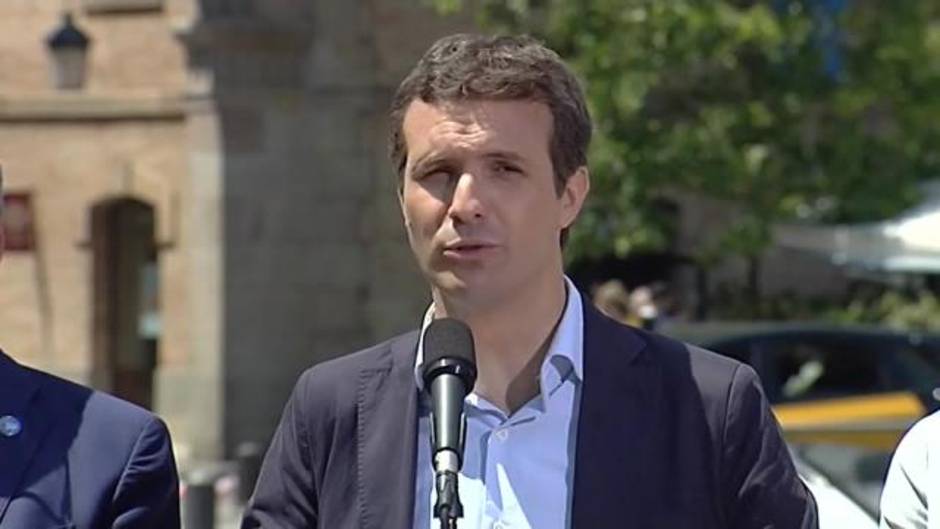 Casado acusa a Sánchez de ocultar su pacto con los "golpistas"