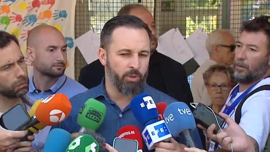 Abascal asegura no tener "ningún tipo de temor" ante los resultados de las elecciones