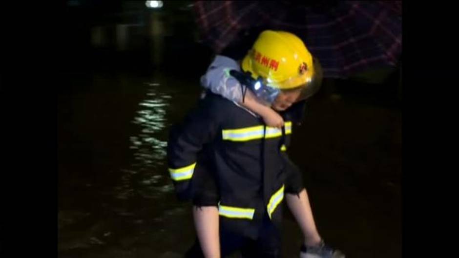 Las fuertes lluvias provocan inundaciones en el sur de China