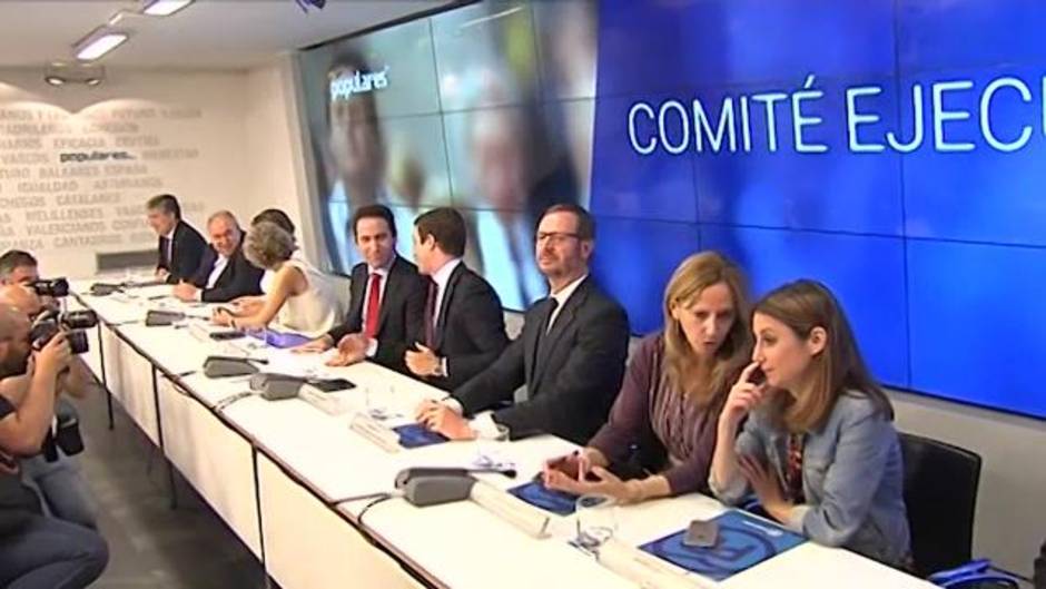 Comité Ejecutivo Nacional del PP tras las elecciones