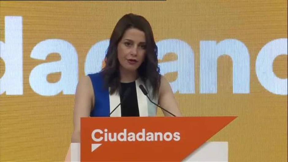 Arrimadas: "El crecimiento de Ciudadanos permite desalojar a Carmena"