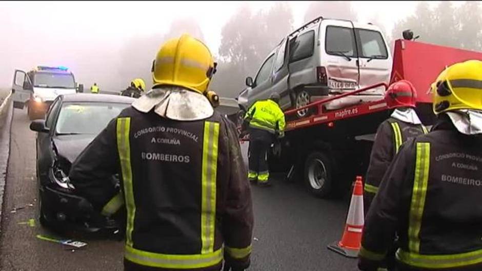 Muere atropellado al auxiliar en un accidente en La Coruña