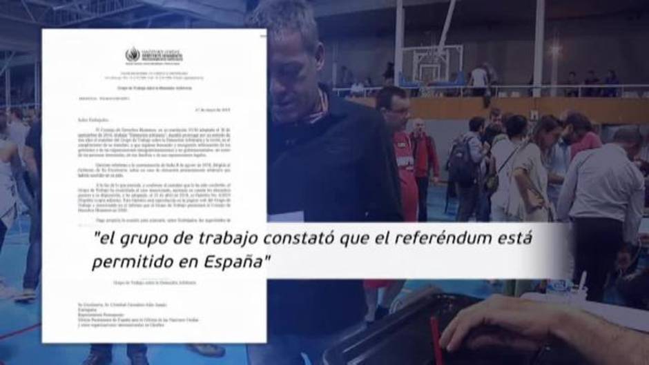 El Gobierno critica el informe de la ONU que descalifica la detención de los políticos independentistas