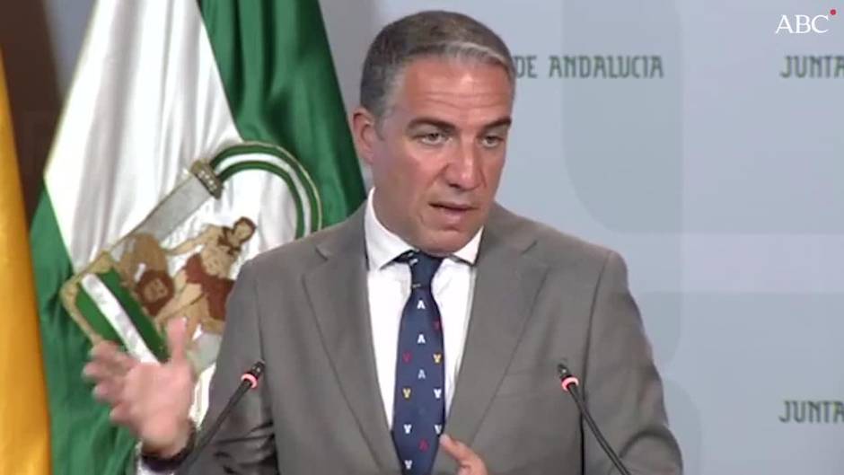 El portavoz del Gobierno andaluz, Elías Bendodo, tiene la mano a Vox para negociar los presupuestos