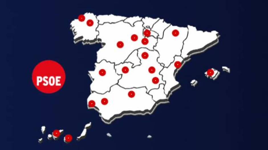 Así queda el mapa del nuevo poder local