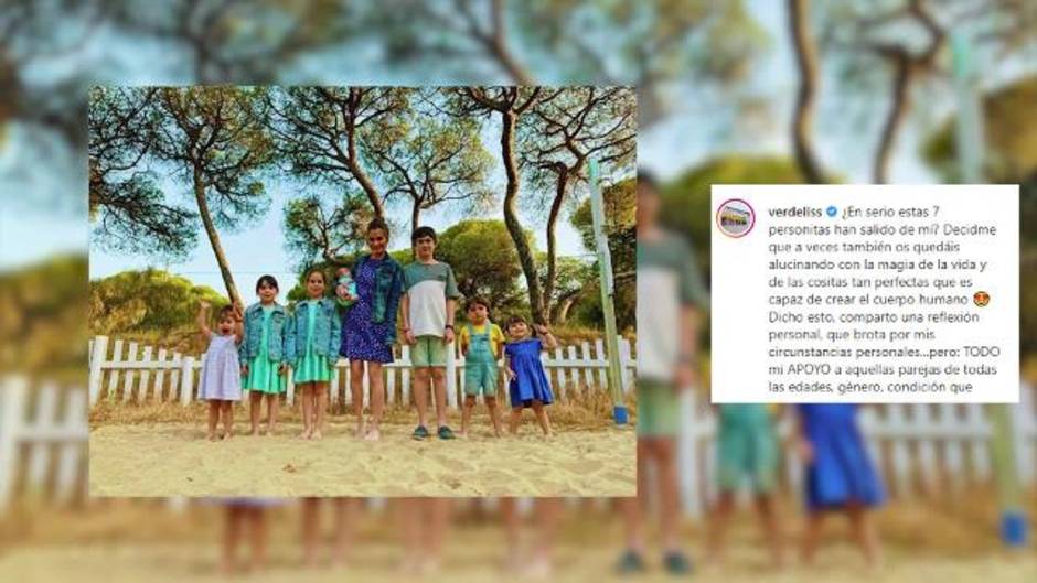 Verdeliss reflexiona sobre la vida con una tierna foto de familia