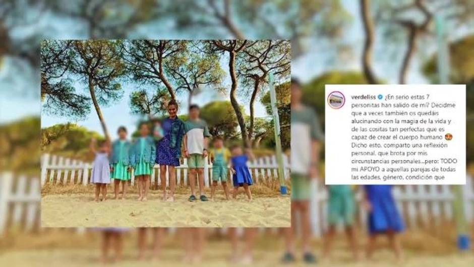 Verdeliss reflexiona sobre la vida con una tierna foto de familia