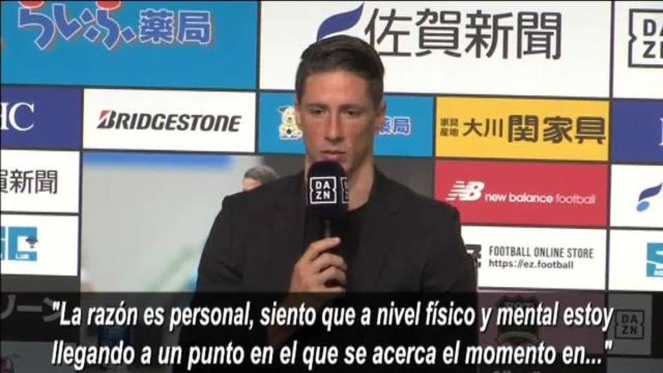 Torres: "Decir adiós al fútbol junto a Iniesta es algo que nunca podría haber imaginado"