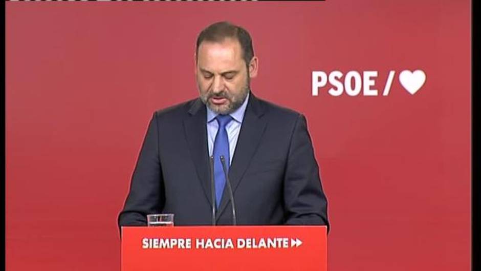 Ábalos insta a C's a abstenerse: "¿Cuántos diputados de C's tienen que dimitir para que sean lo que se esperaba de ellos?"