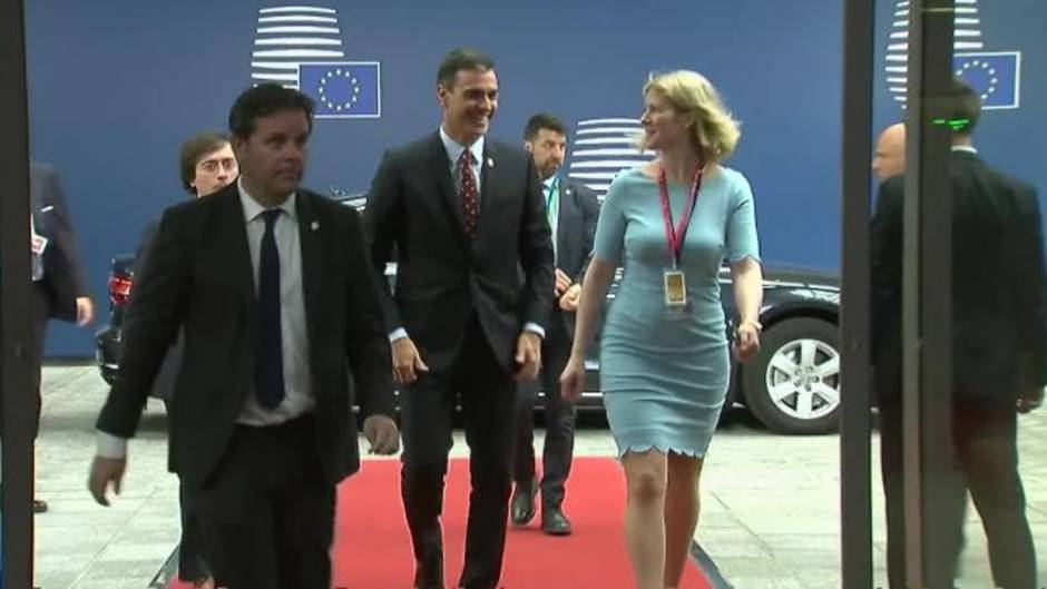 Pedro Sánchez llega al Consejo Europeo