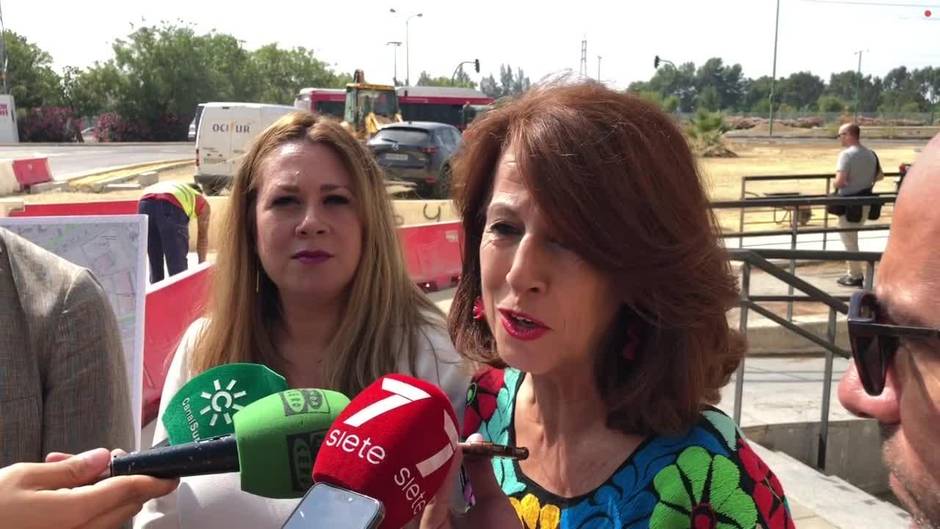 Zarrafancho de obras de mejora en los accesos al Polígono Sur