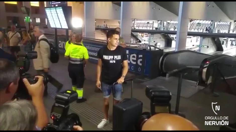 Sergio Reguilón llega a Sevilla para firmar por el Sevilla FC