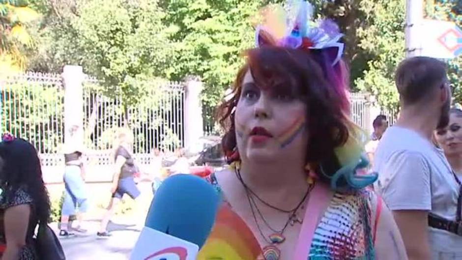 Un millon y medio de personas desfilan en Madrid en el día del Orgullo gay