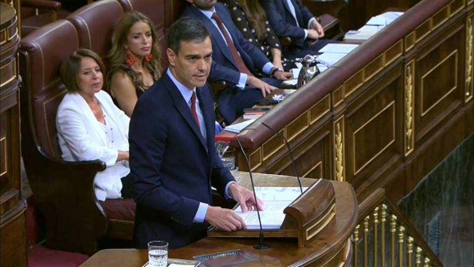 Los seis puntos del discurso de investidura de Pedro Sánchez