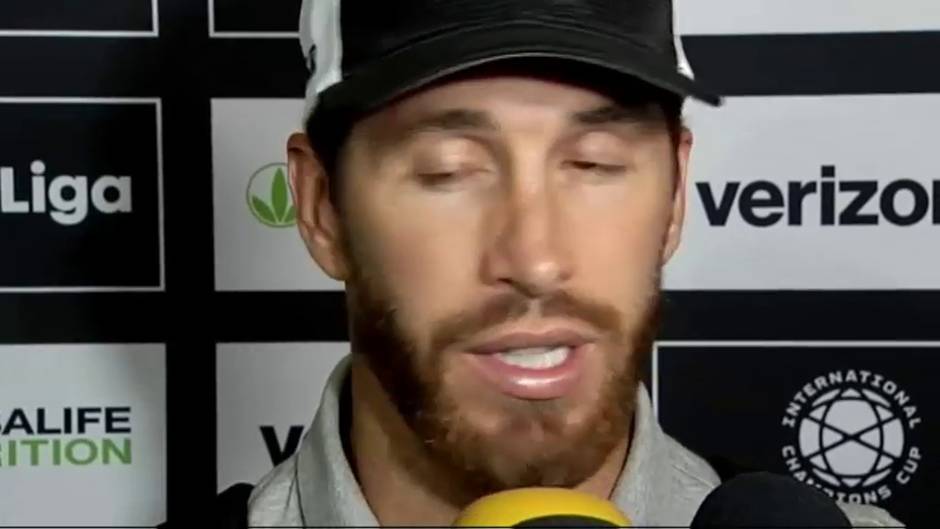 Sergio Ramos: "Nos lo hemos tomado como un amistoso y ellos no"