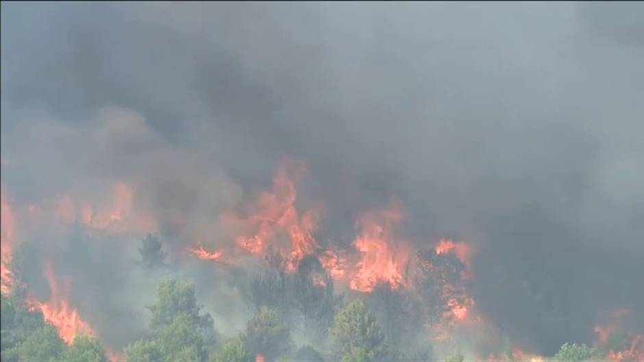 El fuego arrasa 900 hectáreas de bosque en la localidad croata de Sibenik