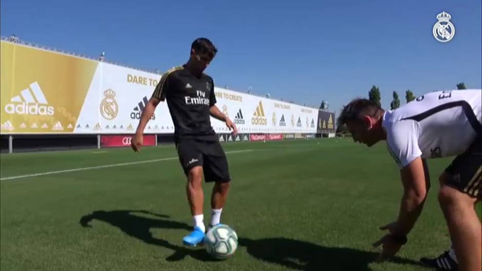 Jovic y Courtois vuelven a trabajar con el grupo