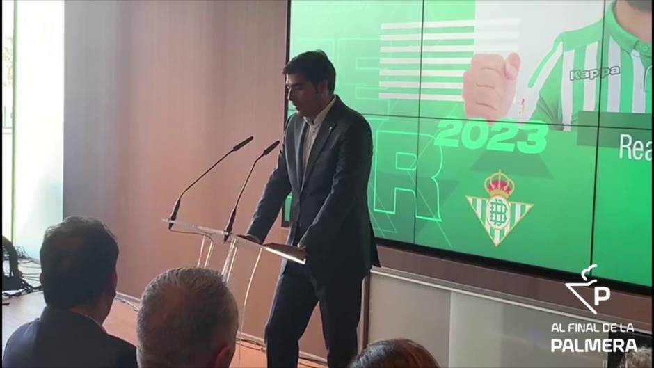 Ángel Haro, presidente del Real Betis, sobre el fichaje de Fekir