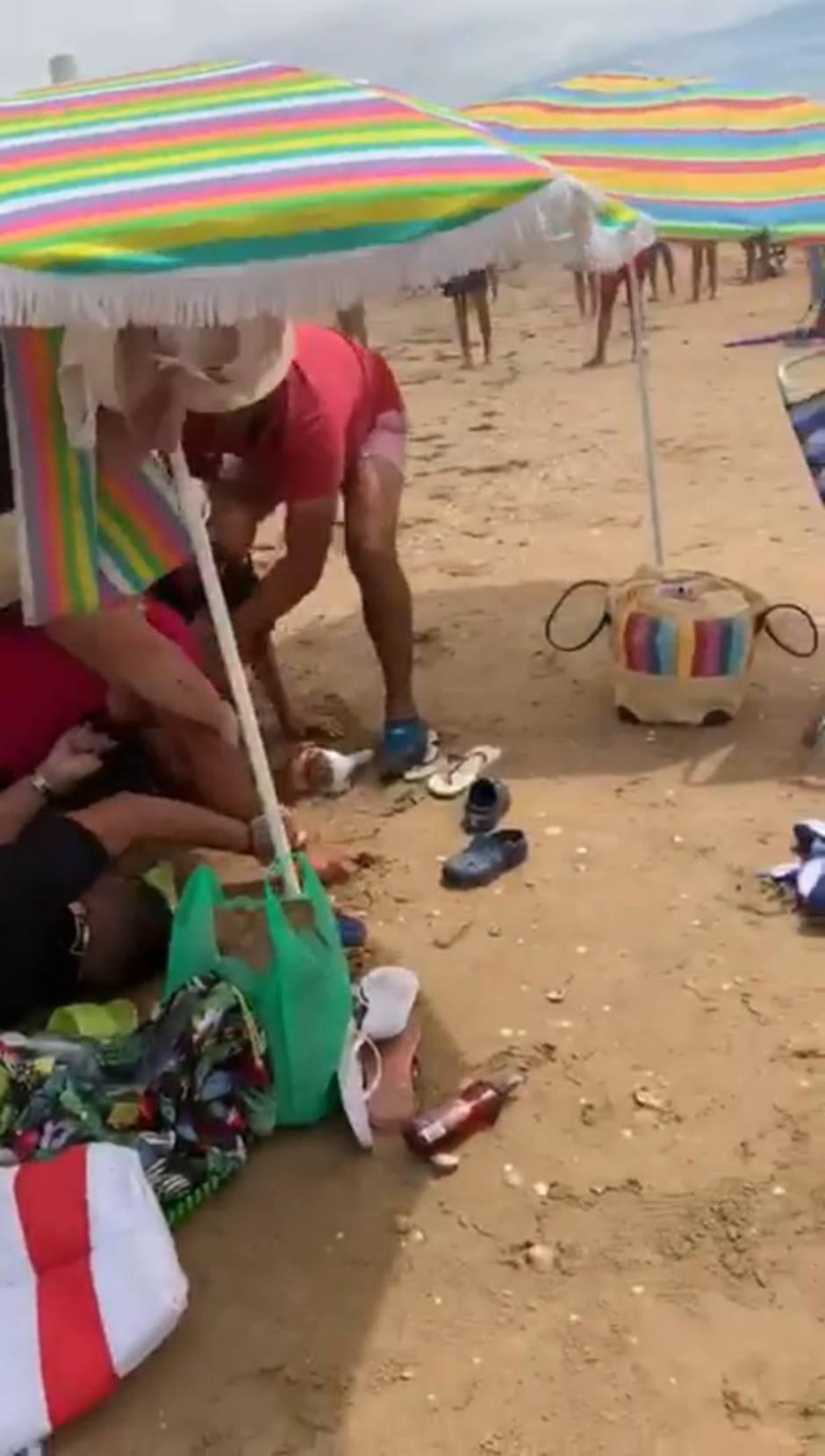 Agresión a Policía Nacional en Punta Umbría