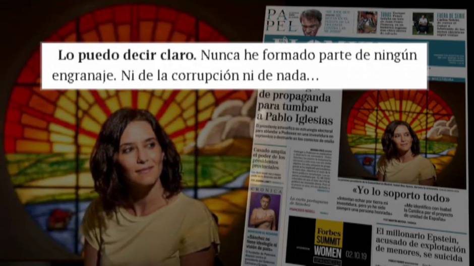 Díaz Ayuso se defiende de las acusaciones a dos días de su investidura