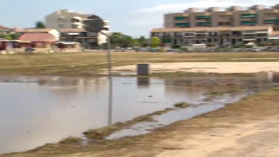 La huella del temporal sigue siendo visible en Barcelona