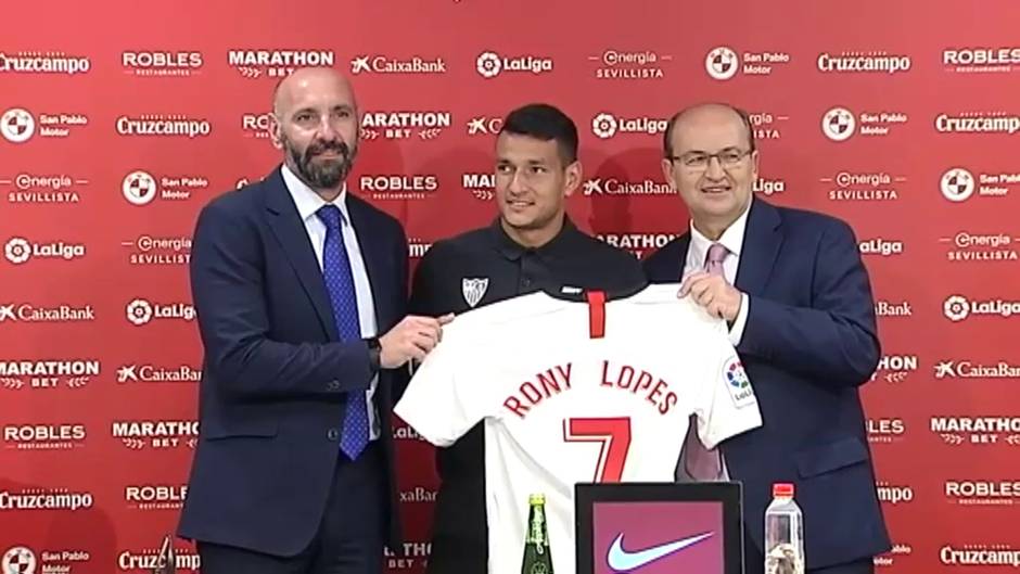 Rony Lopes ya es oficialmente jugador del Sevilla FC