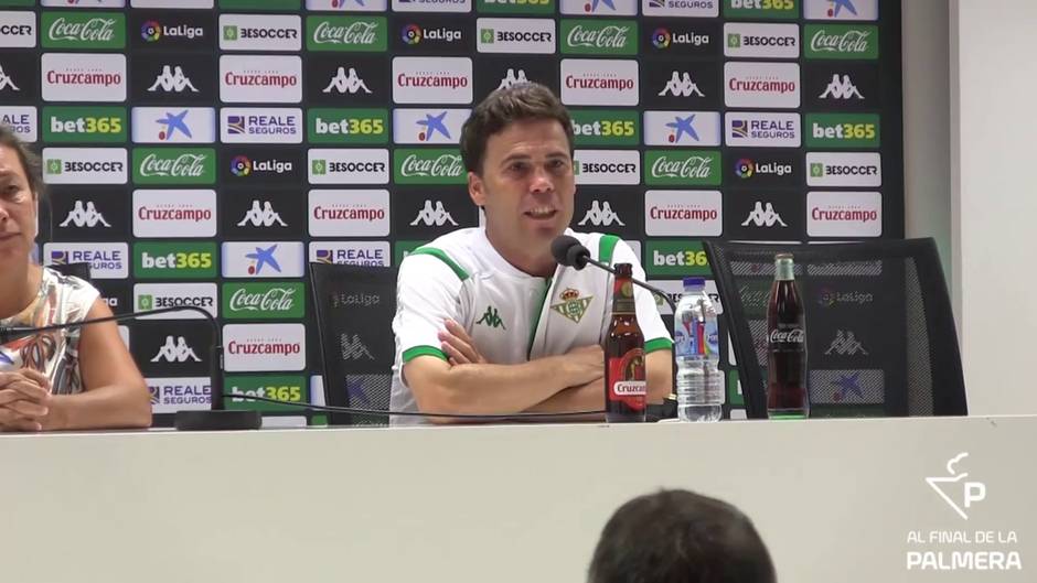 Rubi muestra su alegría por la llegada de Borja Iglesias al Betis y analiza la previa del choque ante el Valladolid