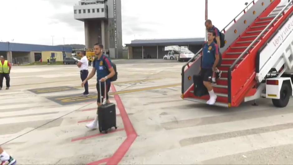 La Selección ya está en Asturias para enfrentarse a Islas Feroe