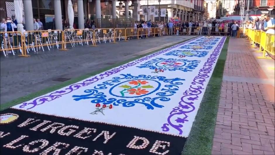 Procesión en honor a la Virgen de San Lorenzo en Valladolid