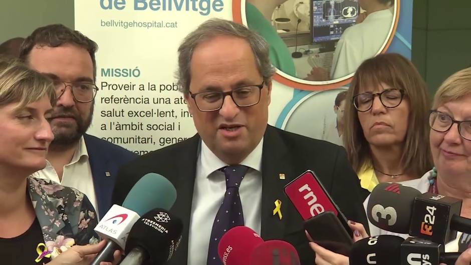 Torra critica la falta de inversión del Estado en la sanidad catalana