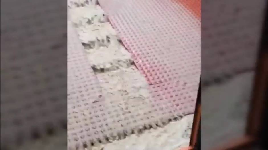 Las tormentas inundan Granada