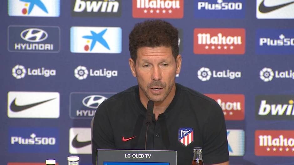 Simeone, sobre Griezmann: "Estoy pensando en el Celta"