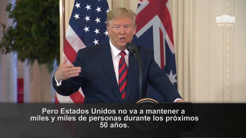 Trump amenaza a Europa con liberar a miembros de Estado Islámico