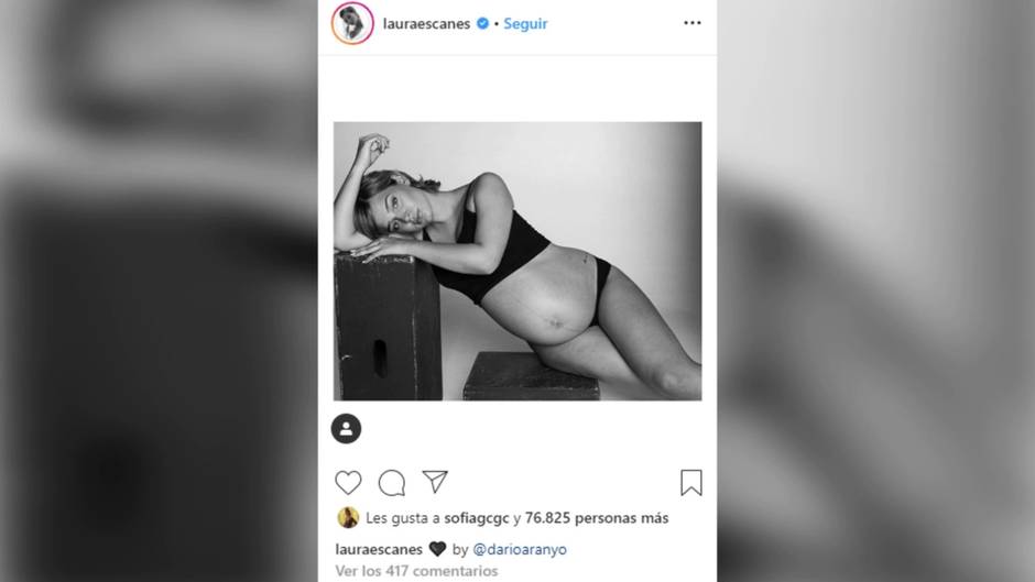 Laura Escanes, con "más ganas que nadie" de dar a luz