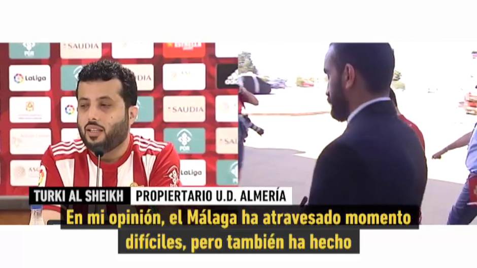 El nuevo dueño de la UD Almería defiende la gestión del Málaga CF