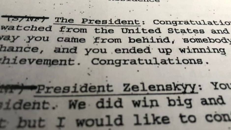 La Casa Blanca intentó bloquear el acceso a la conversación entre Trump y el presidente de Ucrania