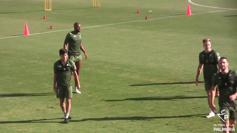 Sidnei supera la prueba en el entrenamiento del Betis