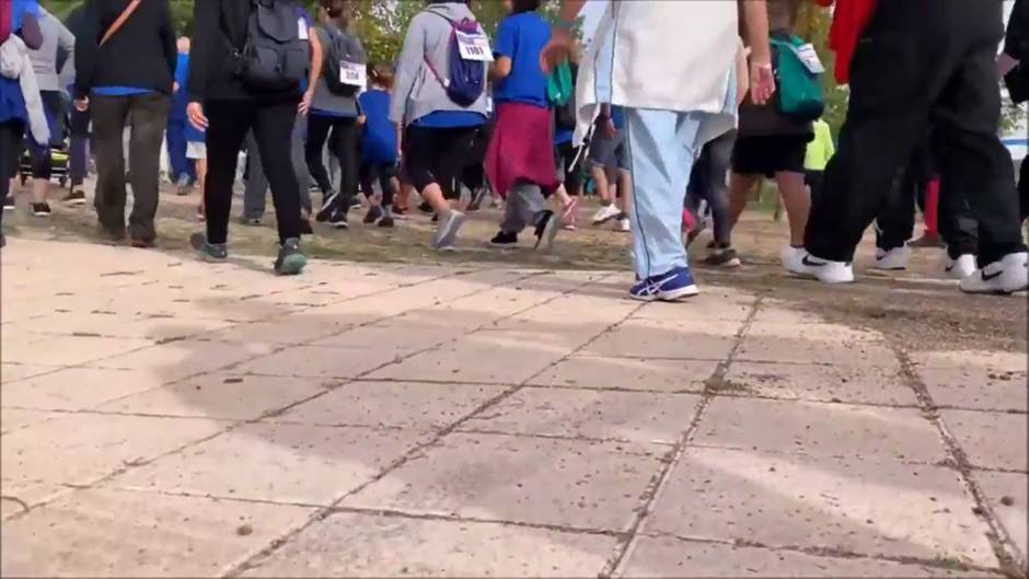 Una marea azul en apoyo al Banco de Alimentos de Valladolid
