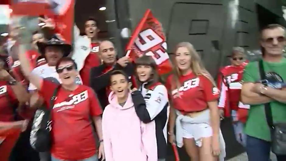 Cervera celebra el octavo mundial de motociclismo de Marc Márquez