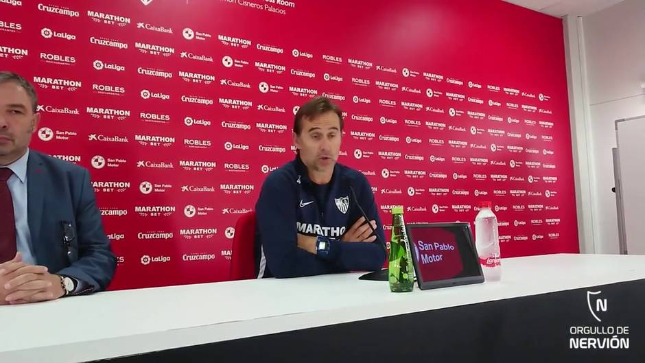 Lopetegui analiza la previa del Sevilla-Levante