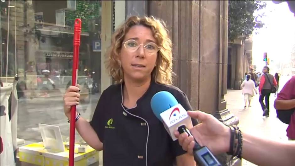 El día después tras la noche más violenta en Barcelona