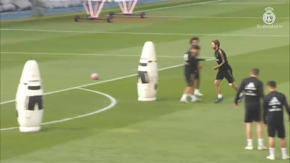 Modric vuelve a entrenarse con el Real Madrid