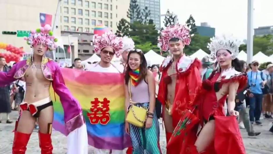 Taiwán celebra el día del Orgullo Gay más grande de Asia