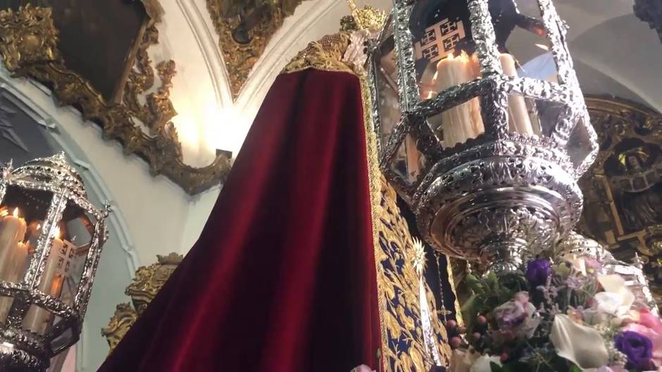 Rosario vespertino por el 75 aniversario de la bendición y puesta al culto de la Virgen de los Dolores del Nazareno de Santa María de Cádiz