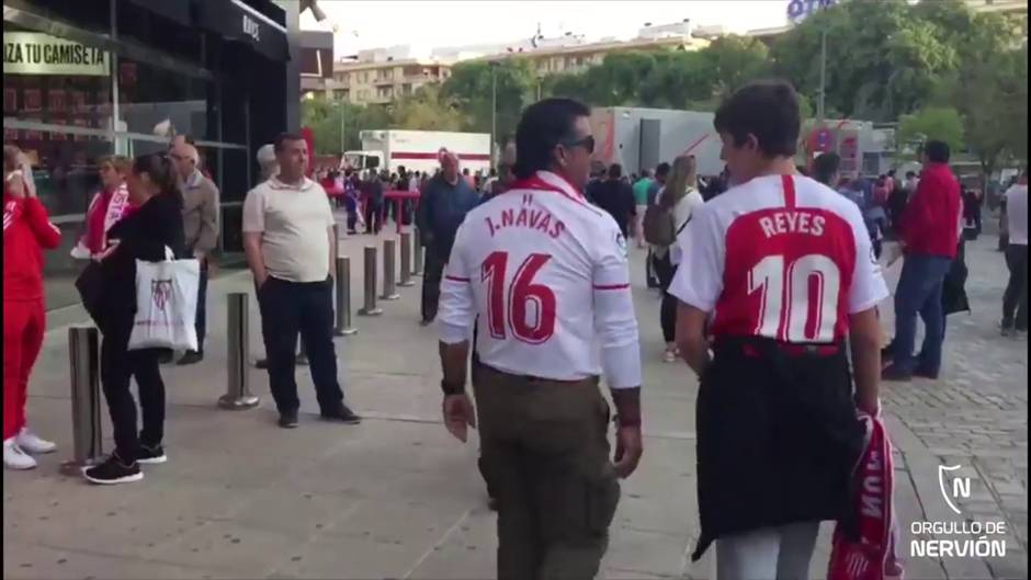 El sevillismo calienta motores antes del Sevilla-Getafe en Nervión