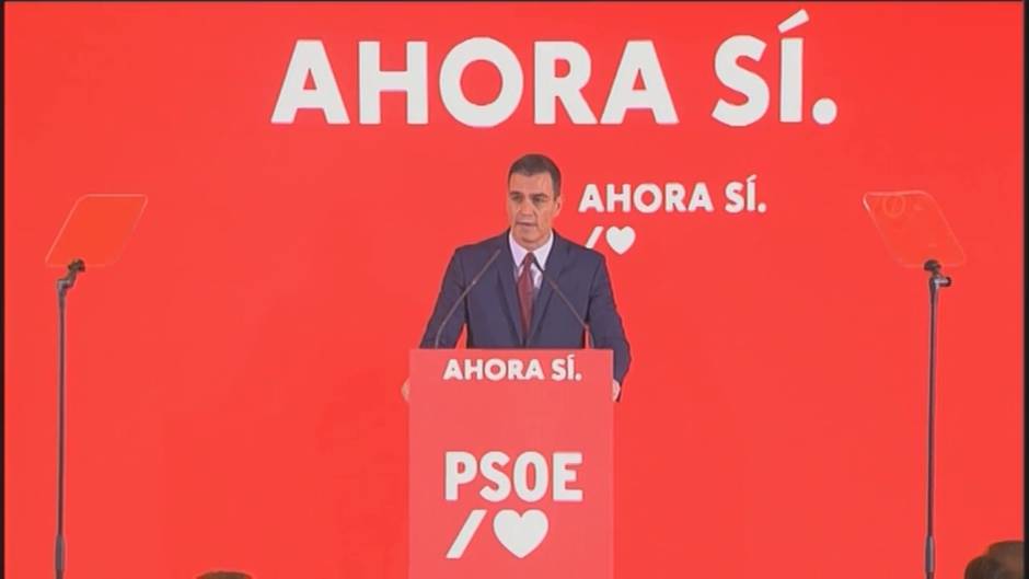 Sánchez asegura que su proyecto es para "la próxima década"