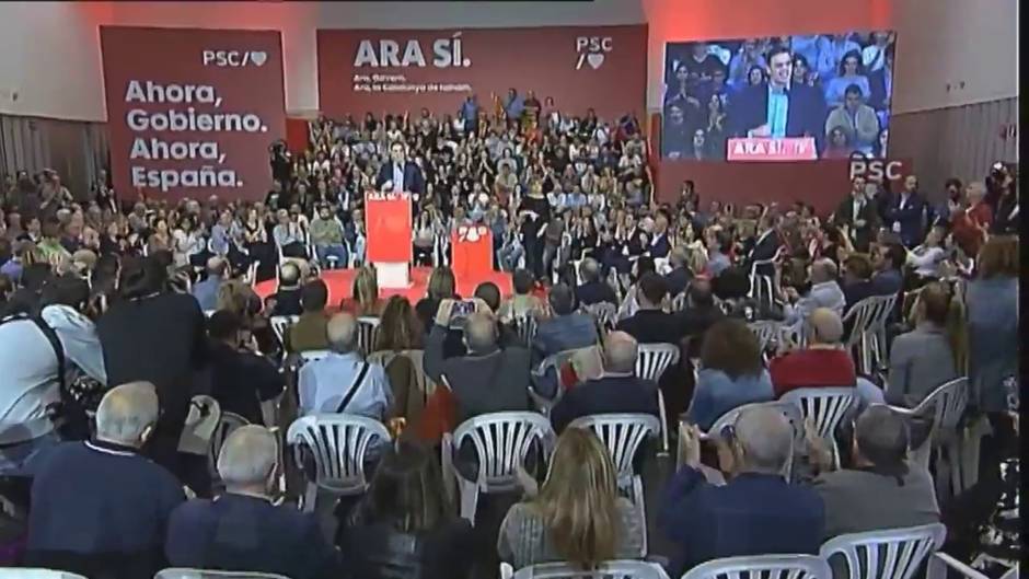 Sánchez apela a la Cataluña que "no se resigna a sentirse extranjera en su tierra"