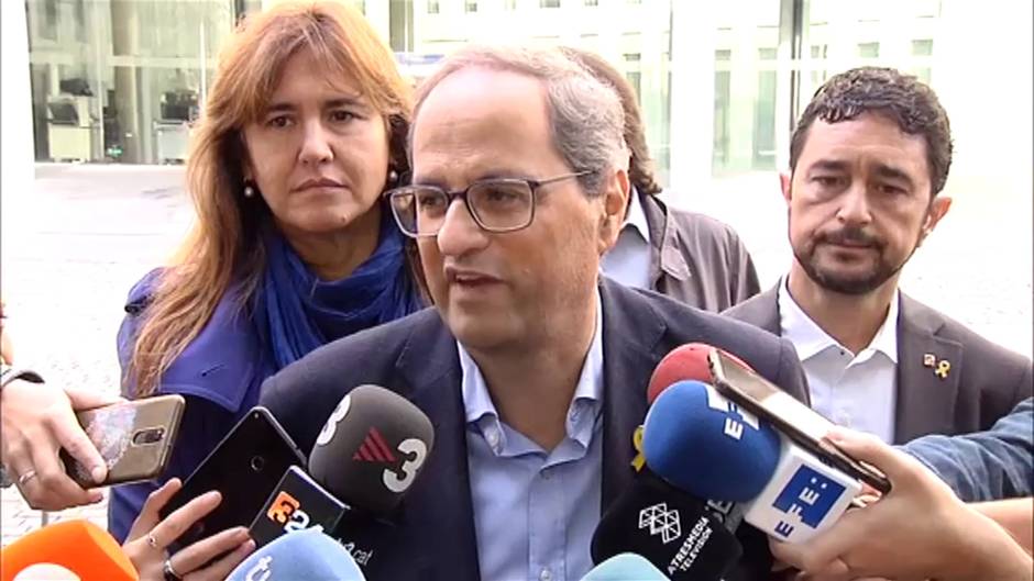 Torra se autoinculpa por el 1-O y dice que lo volverán a hacer